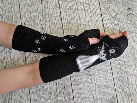 etsy fingerless gloves|aesthetic fingerless gloves.